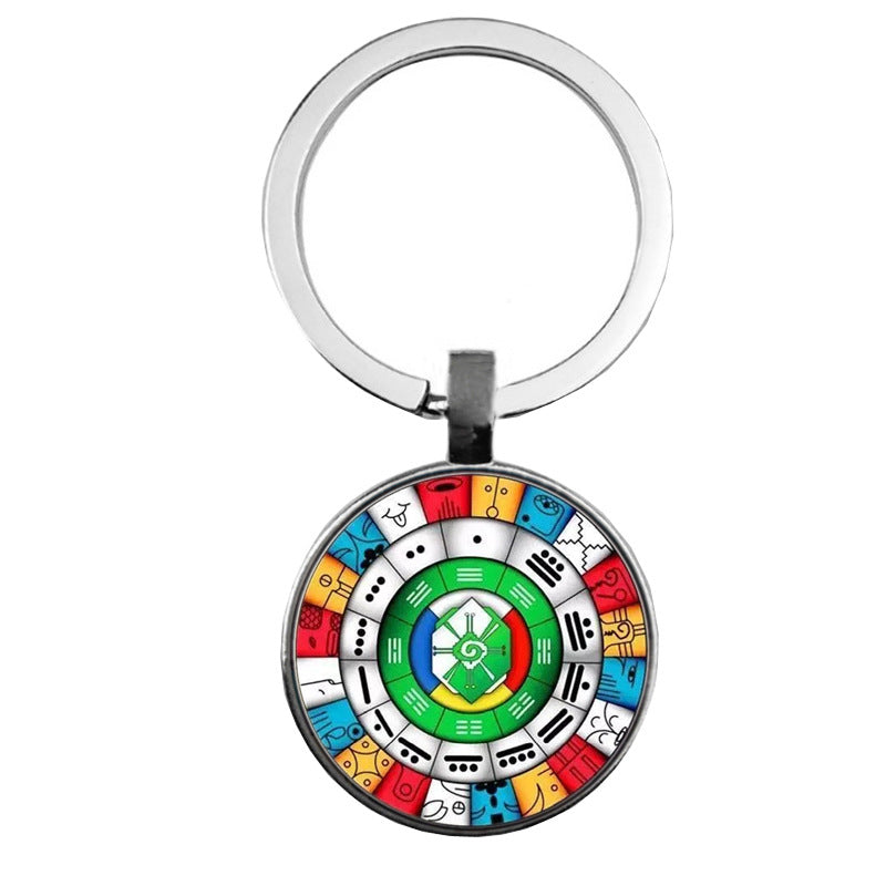 Wholesale Time Gemstone Zinc Alloy Keychains